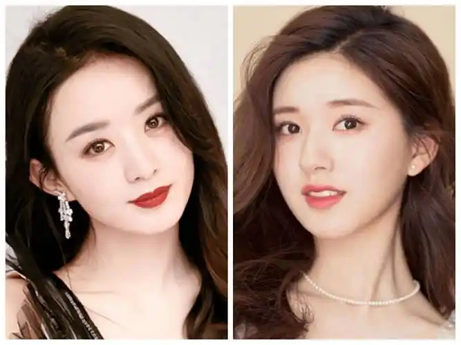 左:赵丽颖;右:赵露思之前这种通稿,《如懿传》里的"小琵琶精"何泓姗也