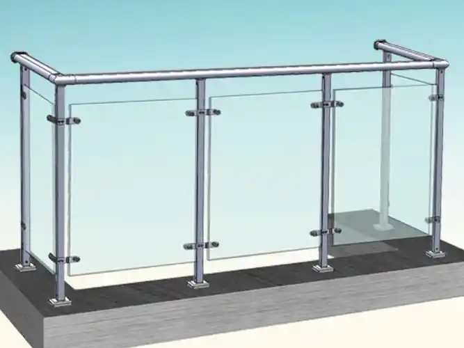 建筑用钢化玻璃,带ss316配件的阳台栏杆建筑玻璃厂 - buy tempered