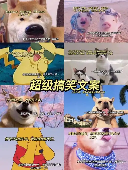 超级搞笑文案