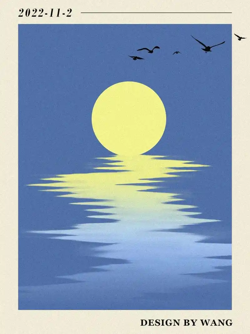 ps海报 | 水波纹倒影效果93超有意境感!