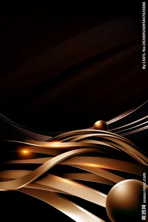 黑金活动海报背景