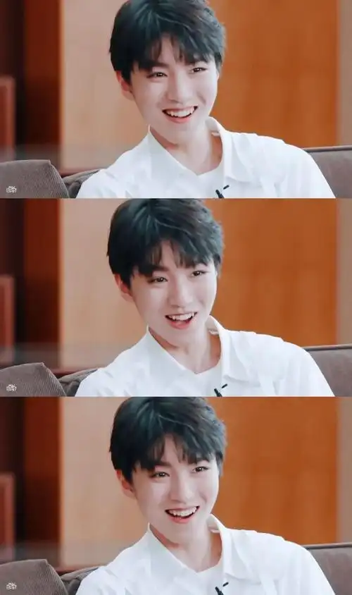 王俊凯笑成叉烧包 虎牙少年笑容超治愈