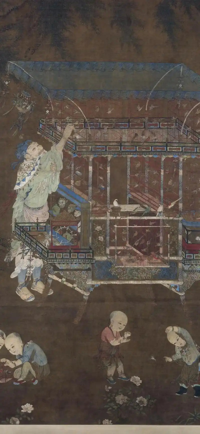 这是一幅自宋代流行的风俗画.图上历经沧桑的 - 抖音