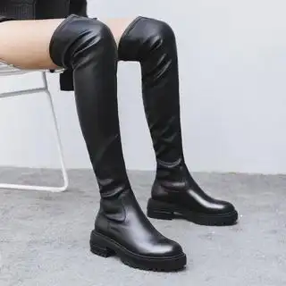 3513巡洋舰男靴军靴特种兵秋冬季工装棉靴作战靴真皮靴子军勾