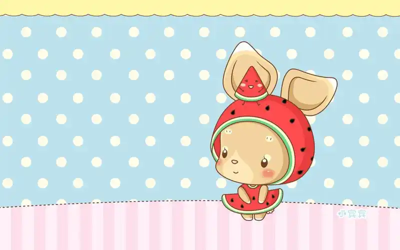 桌面壁纸 插画 萌 可爱 小宾宾