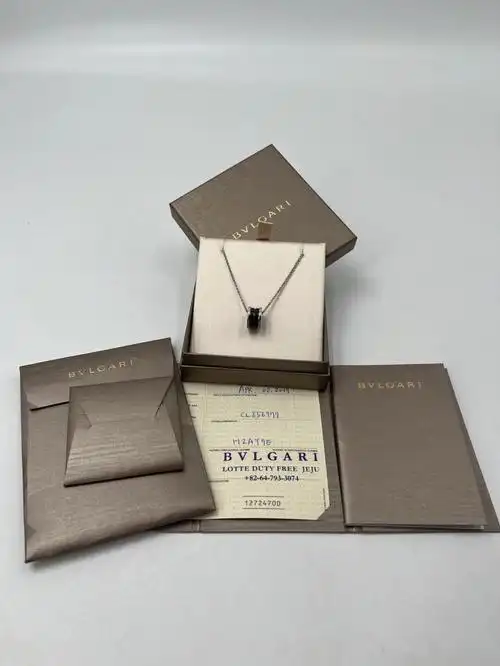 宝格丽慈善款黑陶瓷项链 bvlgari/捡漏闲置