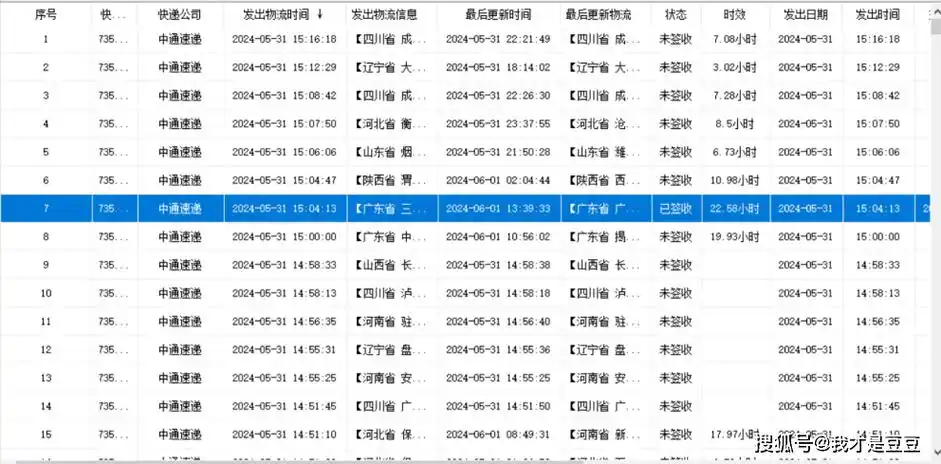 快递查询高手批量查询快递单号,一键查看查询过的所有历史快递信息