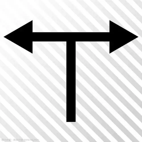 分岔箭头左右图标