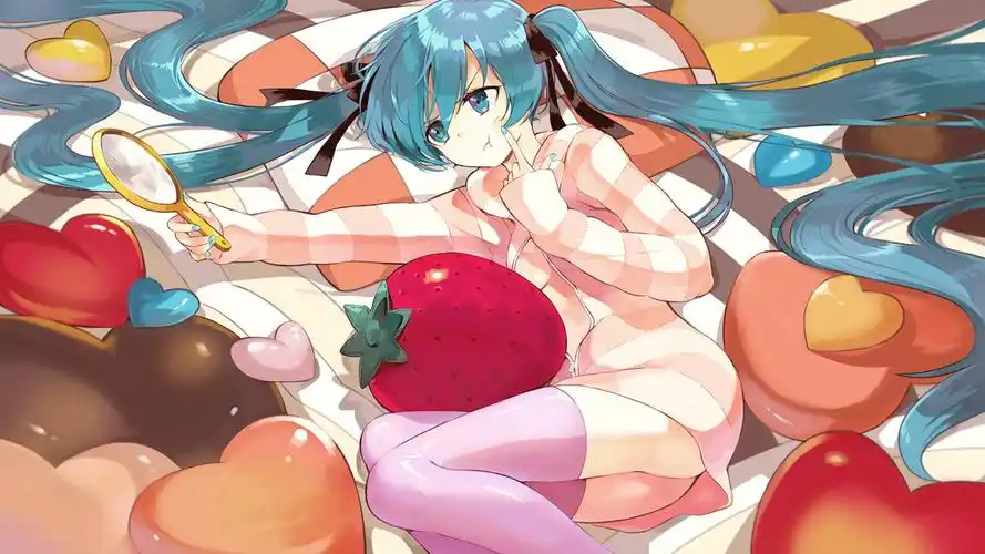 性感唯美动漫美女高清桌面壁纸_卡通动漫_壁纸下载_美桌网