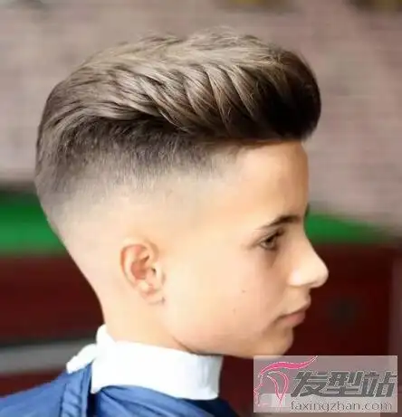 男童发型短发铲两边酷炫个性从小帅到大