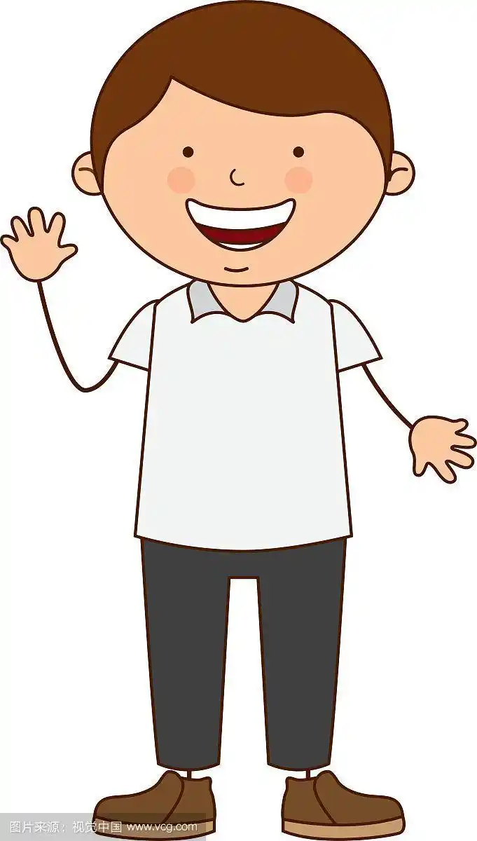 可爱的父亲角色图标