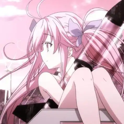 动漫女生头像治愈粉毛萌妹子来啦