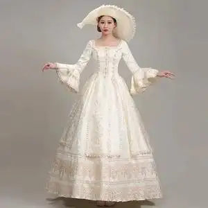 出租中世纪欧式欧洲宫廷服装伊丽莎白英国女王公主裙皇室贵族租赁