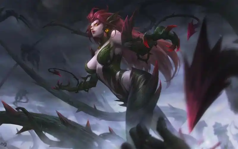 枭瞳课堂--恶夏老师《lol》婕拉同人图细化示范(一)