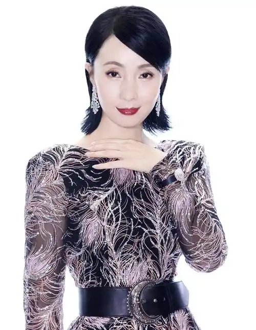 小陶虹参加活动亮相,剪短发整个人气质更加提升,穿刺绣裙好重工_徐峥