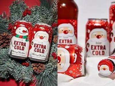 南韩,台湾推圣诞造型啤酒