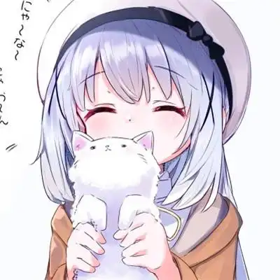 卡通女生头像仙气可爱呆萌图片