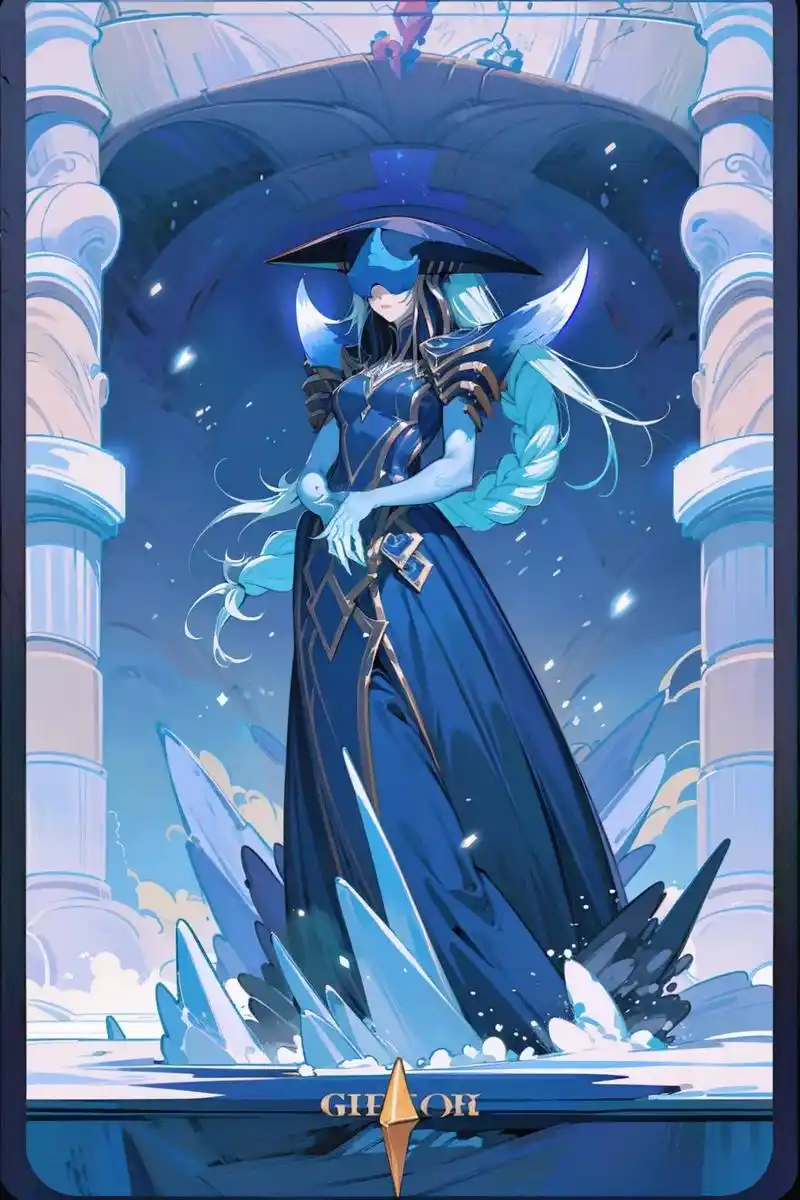 ai绘画 #lol #丽桑卓 #冰女 0404 - 抖音