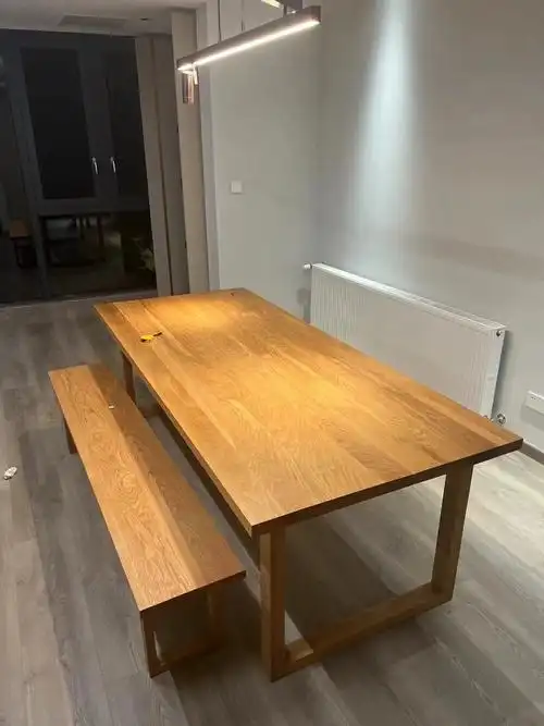 5公分厚板餐桌#原木风  #白橡木  #白橡木餐桌  #莫比恩餐桌