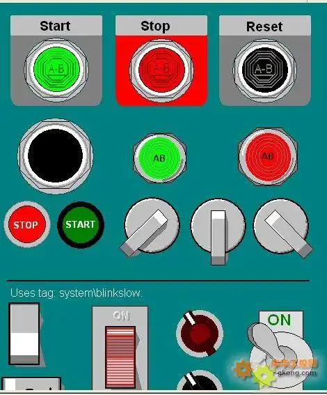 求按钮图片 - 人机界面 中华工控网 工控论坛 http://bbs.gkong.com
