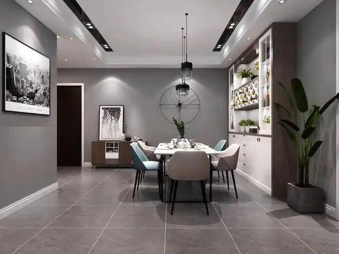 90平米的房子能装修成什么效果?现代风格二居室装修案例!