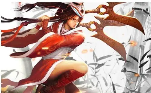 阿卡丽鬼武姬皮肤上武器是什么样的配色才是正确的?