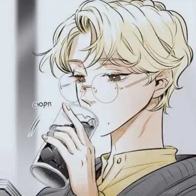 动漫男头戴眼镜细节身处低谷的人看谁都像救赎