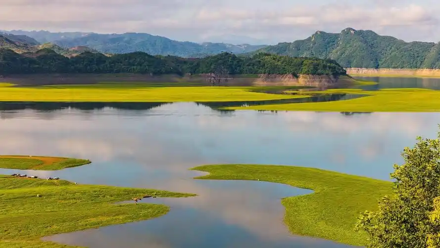 辽宁丹东绿江村迷人风景_风光电脑壁纸-壁纸族