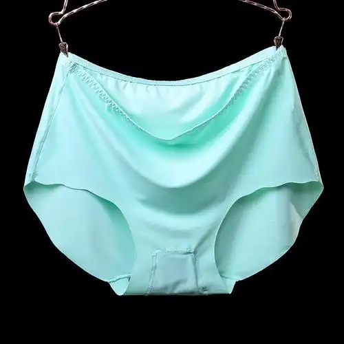 高腰无痕内裤女冰丝