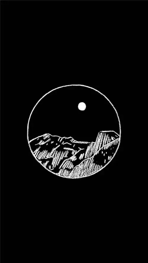 黑白简约系列锁屏壁纸来袭,快快接住!