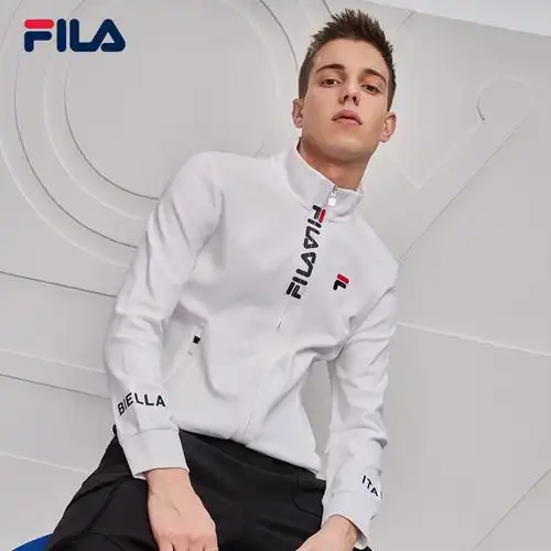 fila斐乐男士运动时尚2021年秋季新款轻薄夹克运动茄克