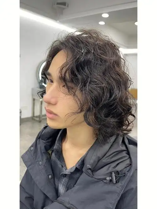 原相机 长发男生也可以很帅#男士烫发  #男士发型  #泉州烫发染发找