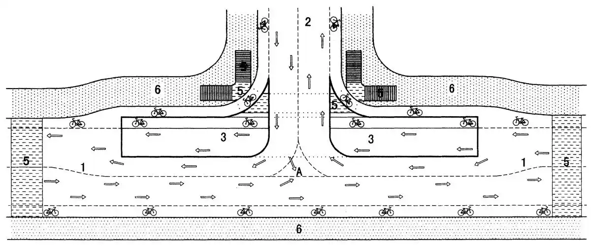 实施方便成本节省适用广泛的新颖t型道路交叉口