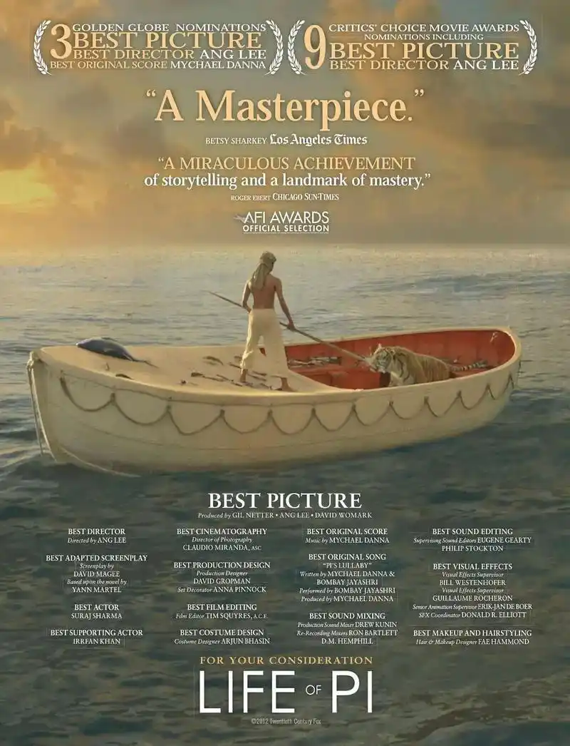 90《少年派的奇幻漂流》美国·剧情/奇幻/冒险 我以为它会回 - 抖音