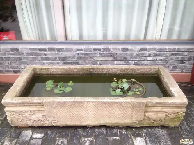 清代漂亮的小水池!漂亮!-石质造像,古代石雕,砖雕-盛世收藏论坛