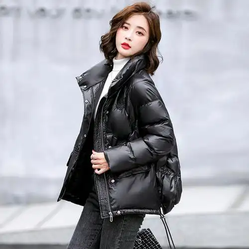 茧型羽绒服女小个子