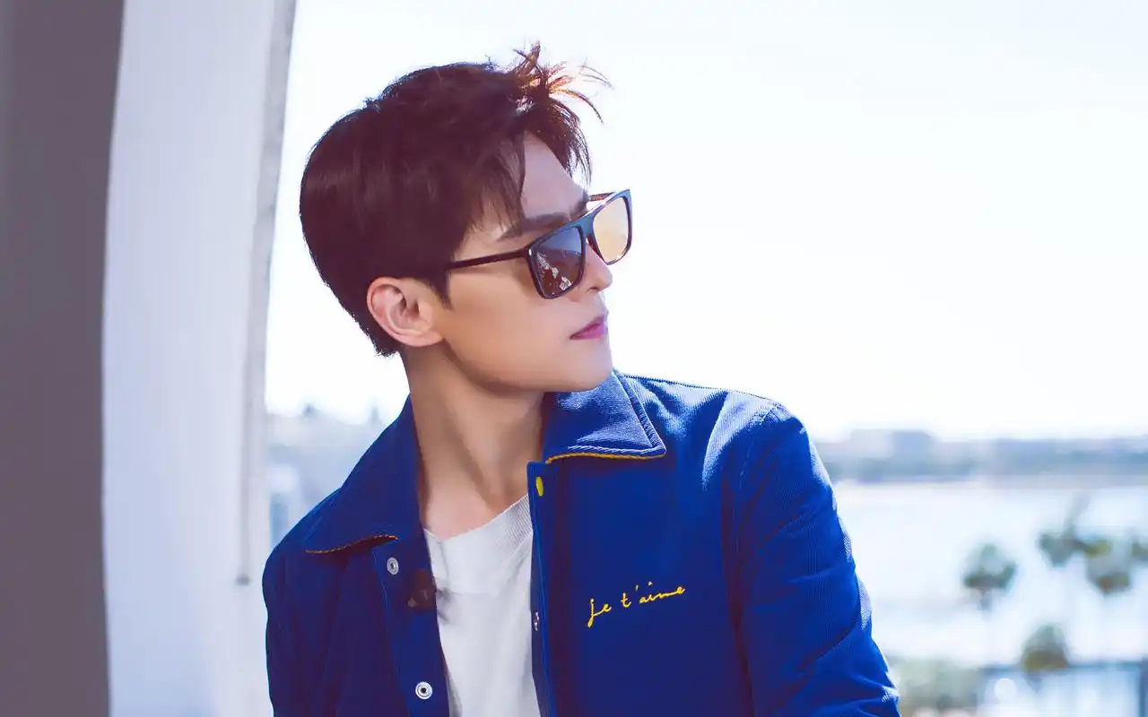 最新杨洋时尚机场街拍壁纸_超帅气的杨洋