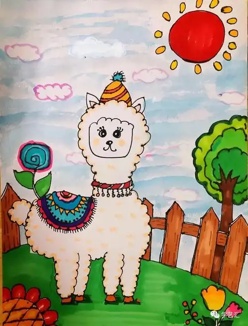 好美的创意儿童画作品,创意感爆棚