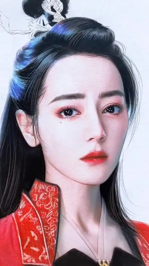 热巴这个样子,真的让人好心疼!#手绘