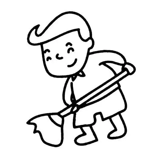 扫地简笔画儿童画扫地简笔画儿童画第一名