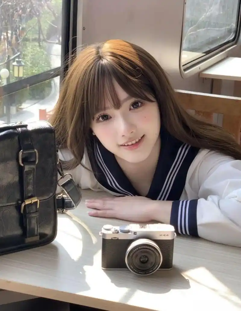 爱笑的甜美女孩 温柔迷人优雅 芭比大眼睛