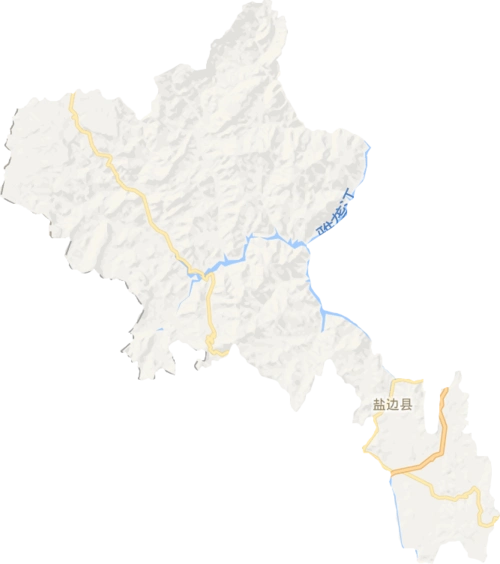 盐边县高清电子地图,盐边县高清谷歌电子地图