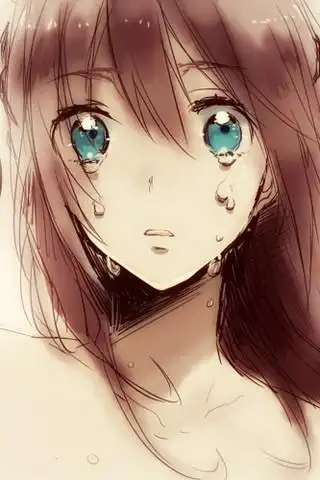 伤感动漫卡通美少女安卓手机壁纸高清