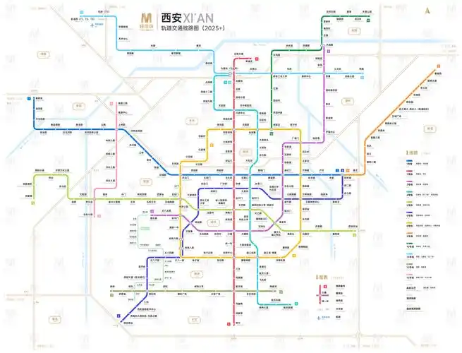 不知道有没有来到西安度假的规划师,西安的地铁站在命名和图标的设计