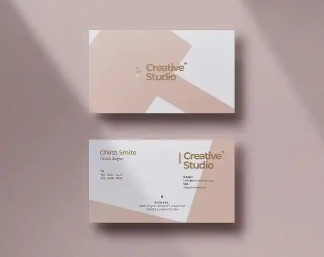 商务名片设计简约有格调