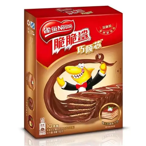 雀巢巧倾芯浓醇提拉米苏口味夹心威化巧克力180g