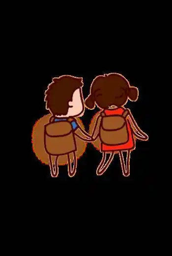 三口手拉手简笔画卡通简笔孩子手拉手小朋友手拉手简笔画就分享到这里