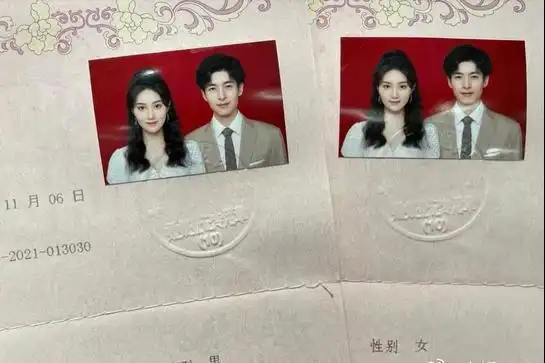 聂欢婚纱照,娱乐圈又一早婚男星!夫妻2人皆是学霸,颜值令人瞩目 第5张