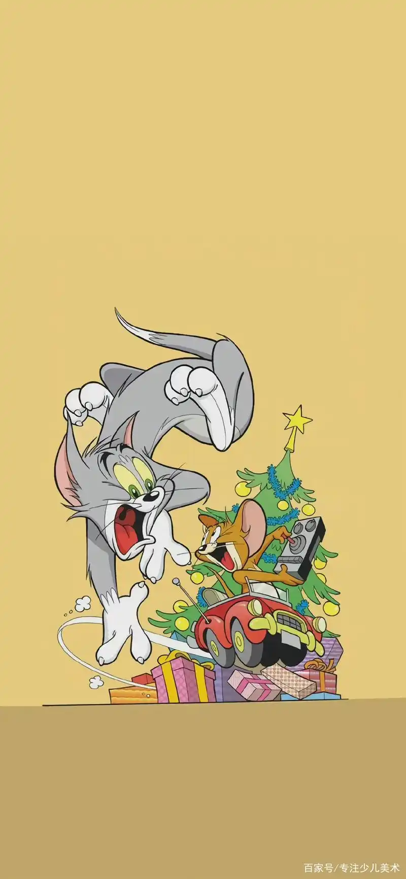 童年动画片中的动漫人物——猫和老鼠壁纸图片