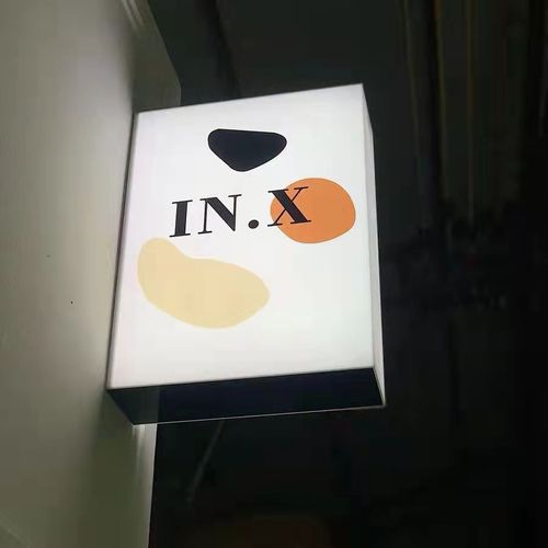 ins双面发光led亚克力灯箱悬挂户外无边边框灯箱